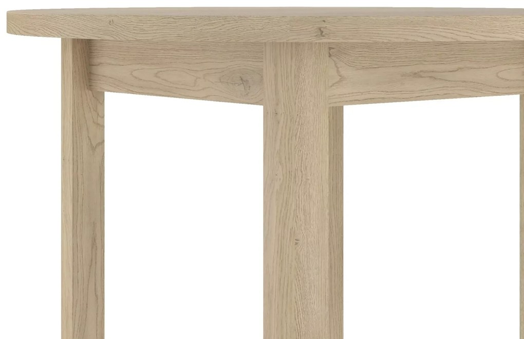Masa de dining rotunda ADAM 80x80 cm, decor stejar Cremona Torro