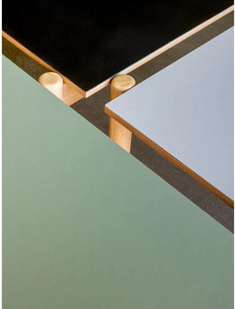 Masă de dining din lemn de stejar 107x190 cm Oblique – Hübsch