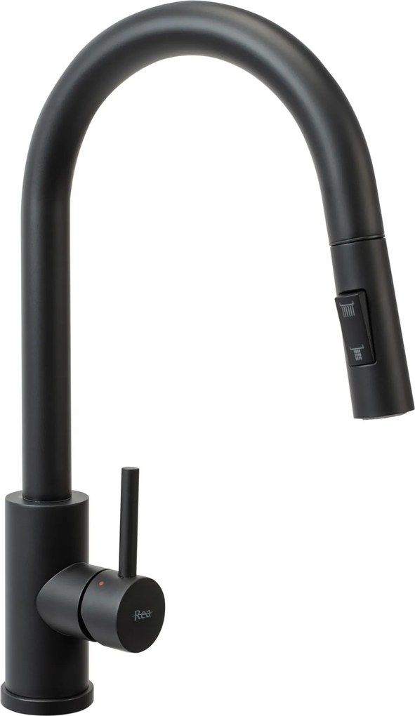Baterie de bucătărie Rea Fresh Touch Black Matt
