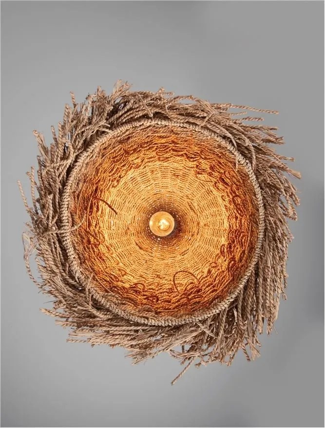 Lustra boho style design natural Hay