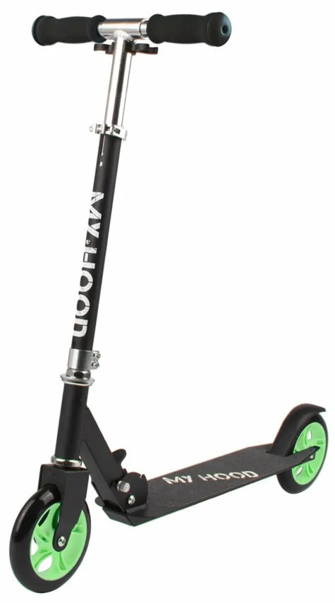 My Hood 505164 scuter pliabil 145, negru-verde