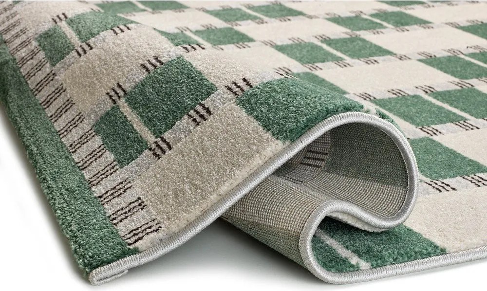 Covor verde/bej 160x230 cm Astra – Universal