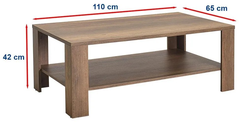 Măsuță de cafea Salome 2 (nuc oslo) . 1109368