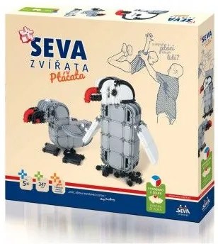Kit Seva Animale păsări plastic 347 buc în cutie 35x33x5cm