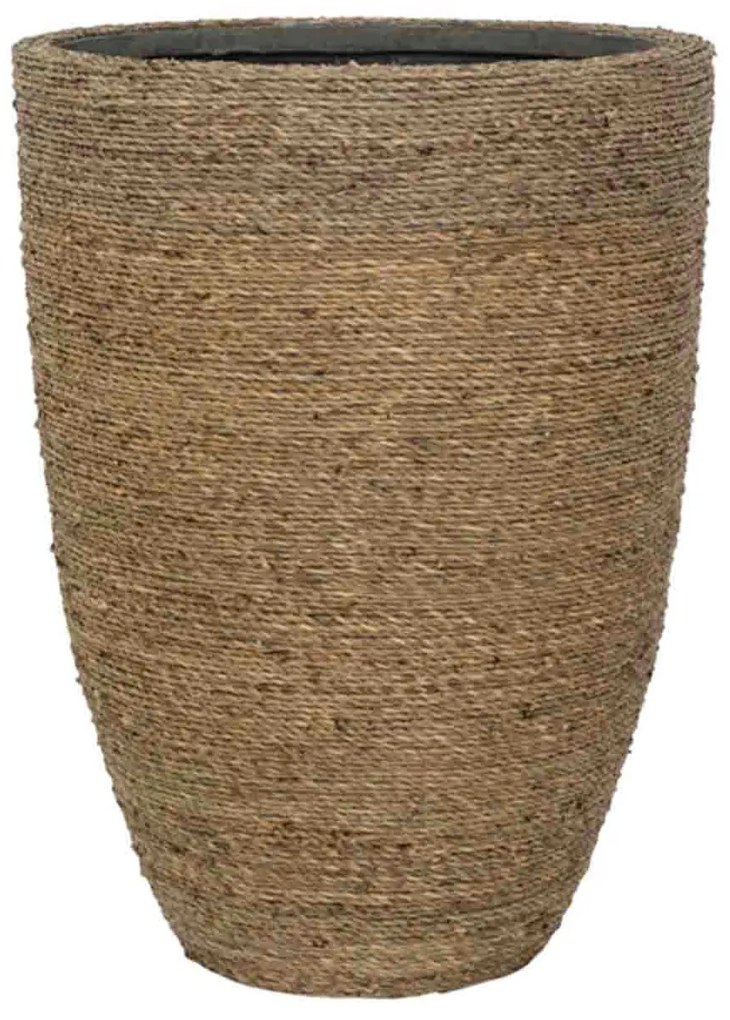 Ghiveci de flori Ben, culoare naturala pai, dimensiuni multiple - PotteryPots Mărime: M - v. 41 cm, ⌀ 30 cm