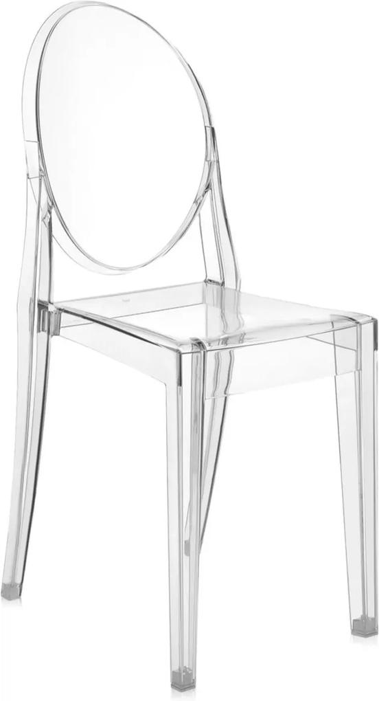 Scaun Kartell Victoria Ghost design Philippe Starck, transparent