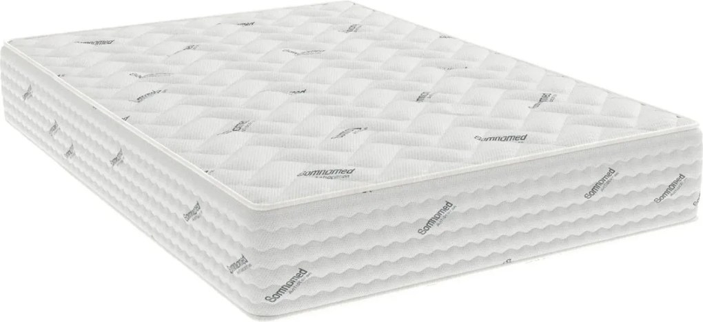 Saltea Model S10, Arcuri si Spuma cu Memorie, Inaltime 30 cm, Husa tratament antiacarieni - 180x200cm
