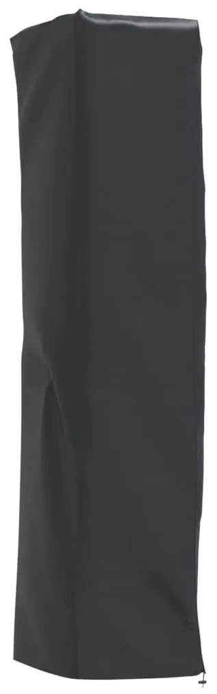 vidaXL Husă încălzitor formă de piramidă negru 58x58x228cm Oxford 420D