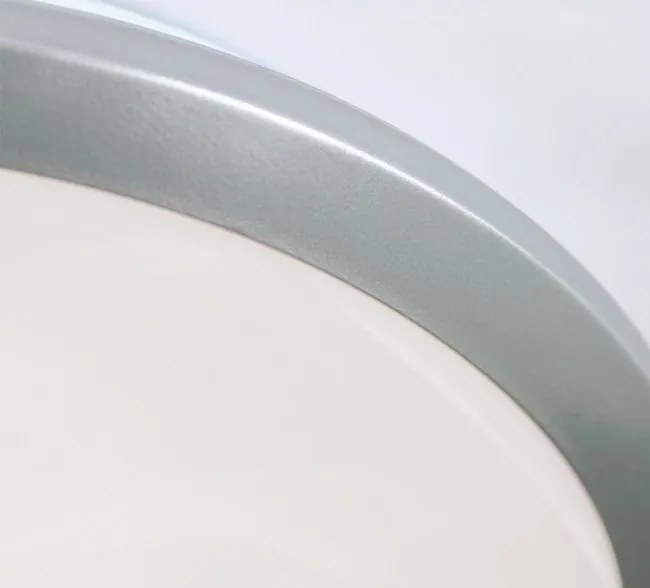 Plafoniera diametru 26cm, Rima satin chrome NU 9-310/26 Titan OR
