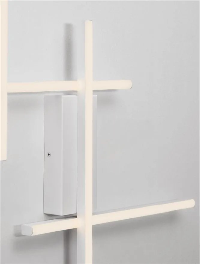 Aplica de perete LED design modern APECHO alb