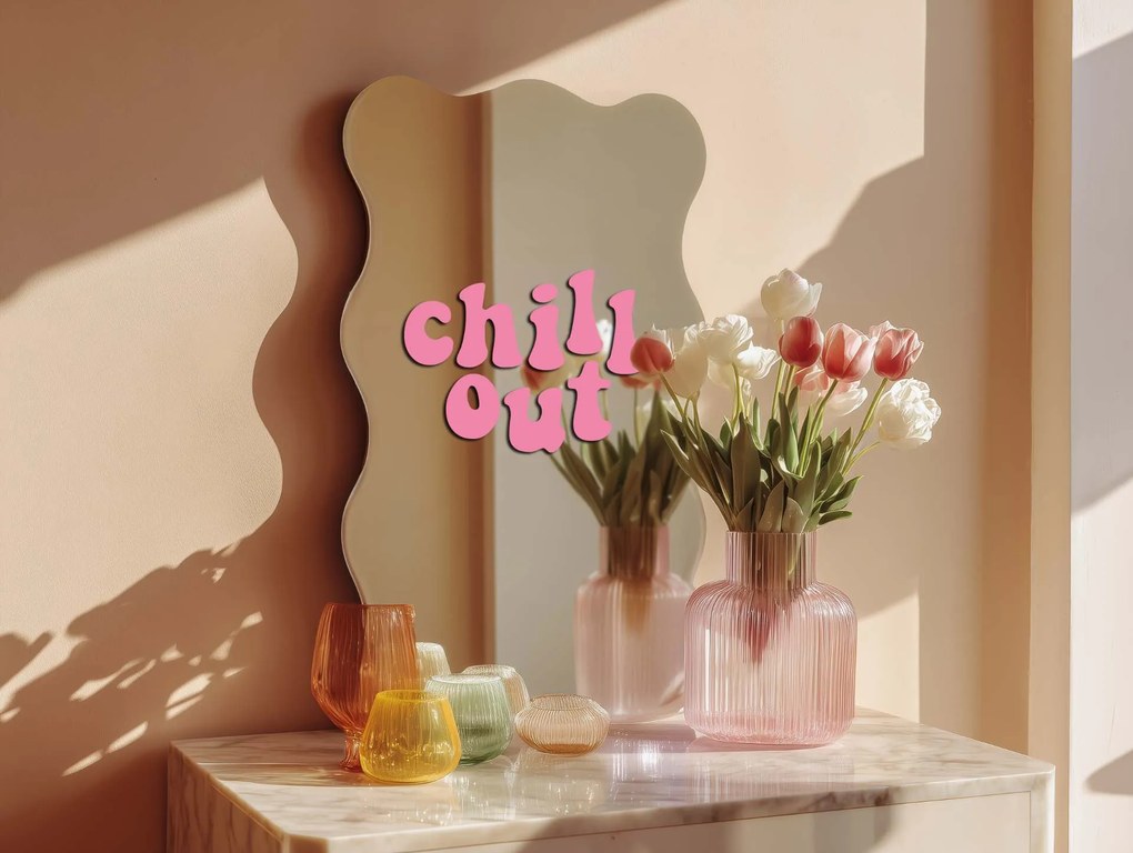 Autocolant pentru oglindă S8 – Chill out