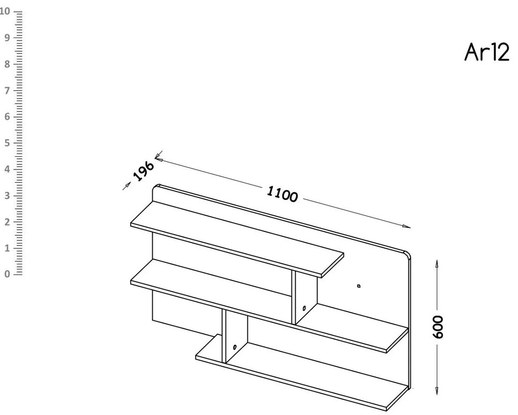 Raft Tip AR12 Alishia (alb + stejar wotan). 1040735