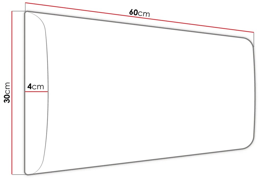 Panou de perete tapițat Pazara 60x30 (manila 18). Promo -19%. 1054373
