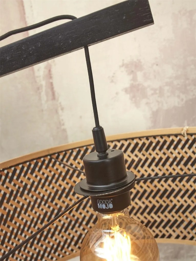 Lampadar eco din bambus Java XL bl/50x22, bl/nat