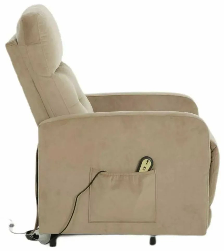 Scaun reclinabil Lennox II Velvet, bej