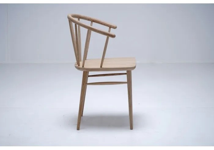 Scaun dining, natur, din lemn de stejar, Celeste