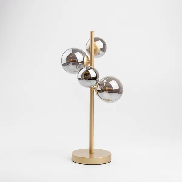 Lampă LED de masă Brilagi MILLA 4xG9/3W/230V auriu/fumuriu