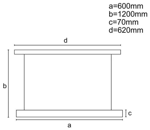 Lustră LED dimabilă pe cablu LED/45W/230V negru + telecomandă