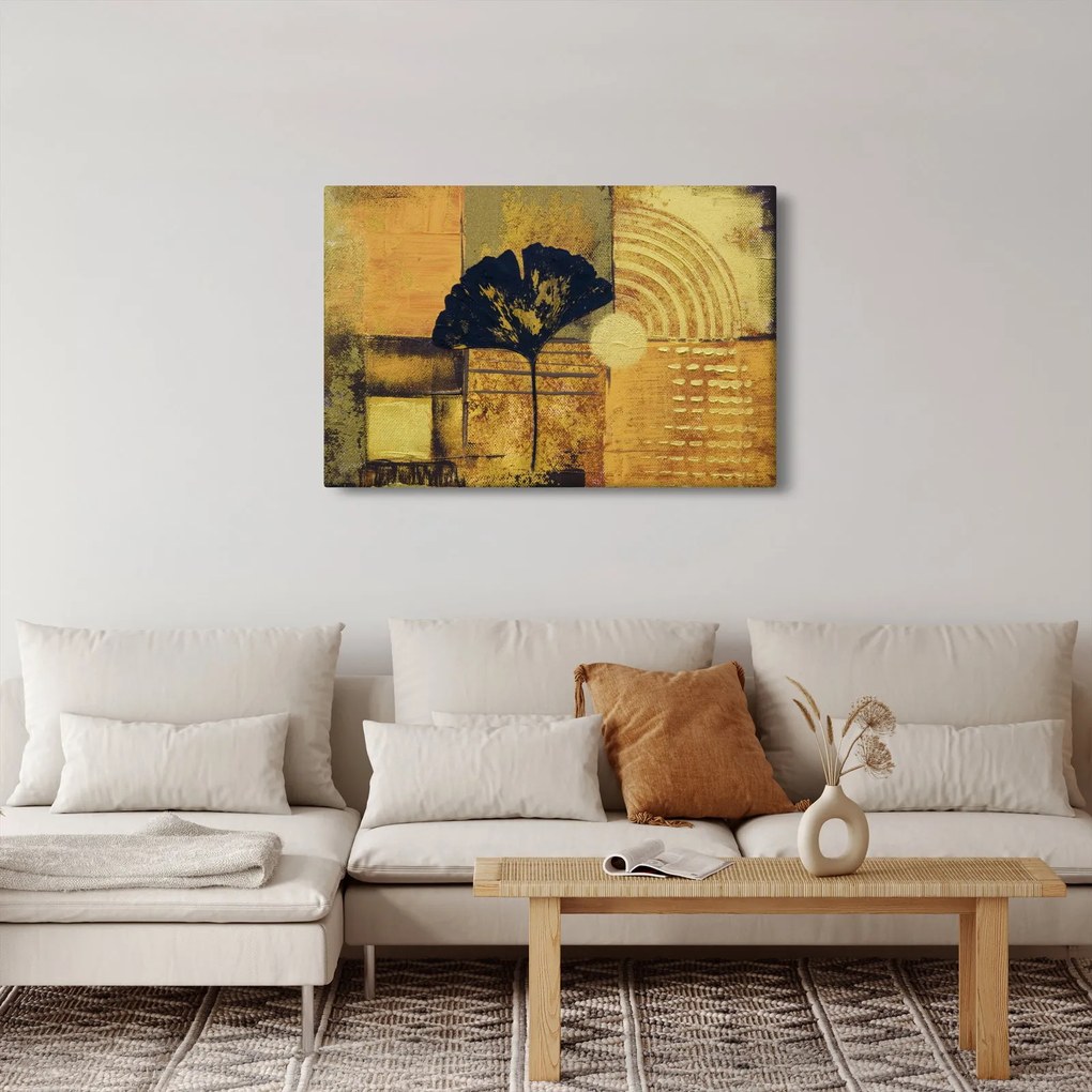 Tablou - Frunza ginkgo (90x60 cm)