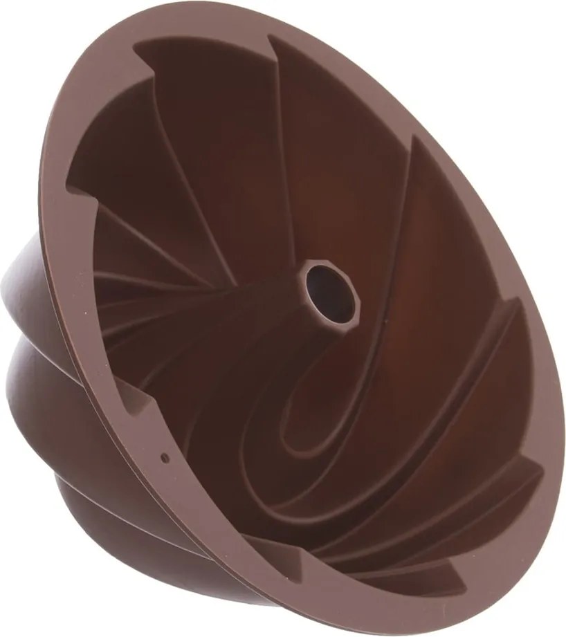 Formă de copt din silicon Orion Flower, ø 23,5 cm, maro