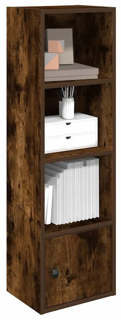 vidaXL Bibliotecă, stejar fumuriu, 31x24x102 cm, lemn prelucrat
