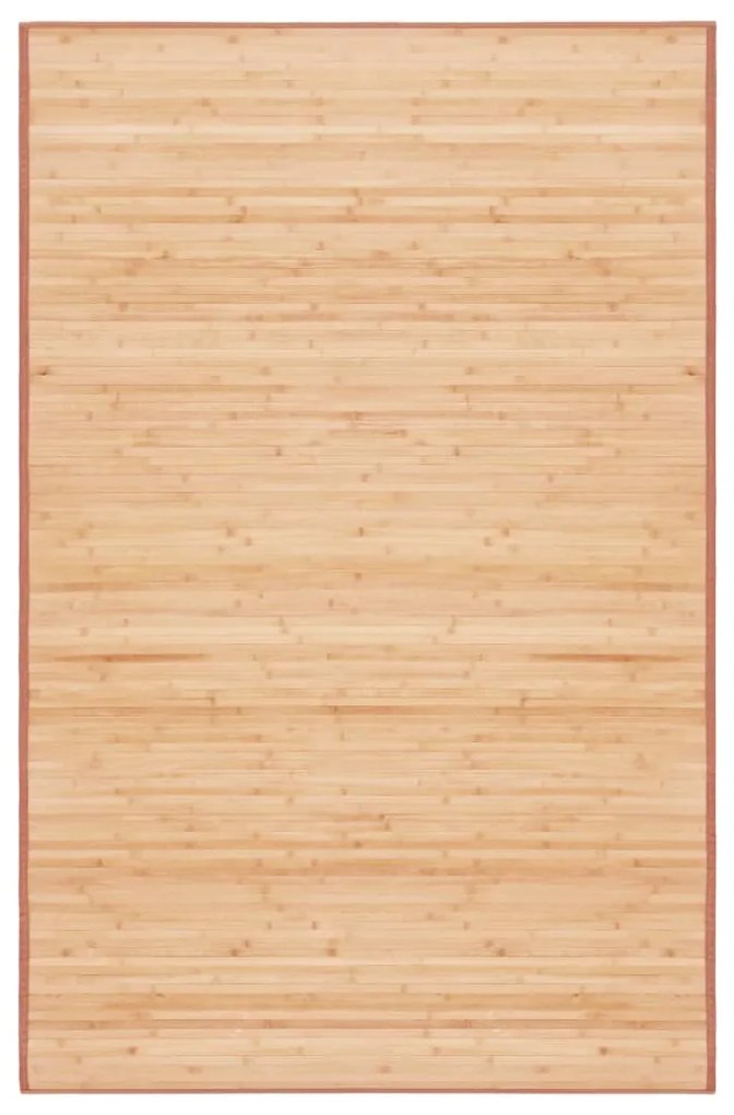 vidaXL Covor din bambus, maro, 100x160 cm