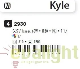 Pendul industria style maro Kyle 2930 RX