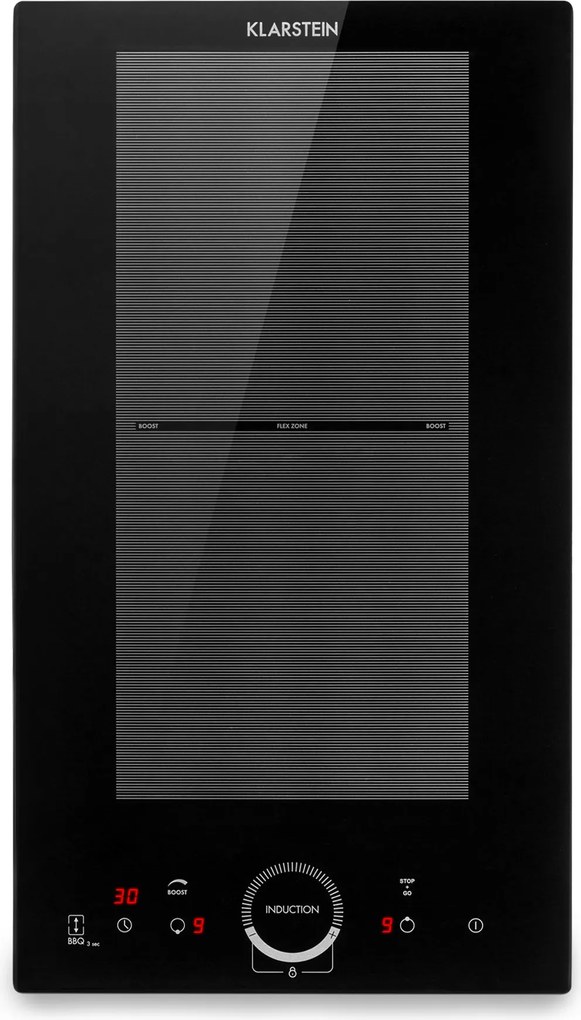 Klarstein Delicatessa Slim, plită pe inducție, 3500 W, timer, negru