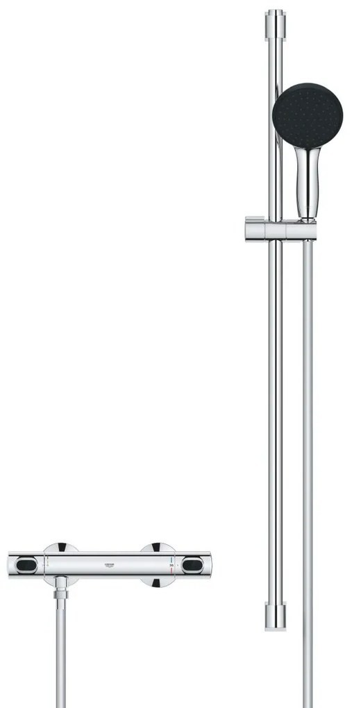 Grohe Precision Flow baterie de dus perete da StarLight Chrome 34805001