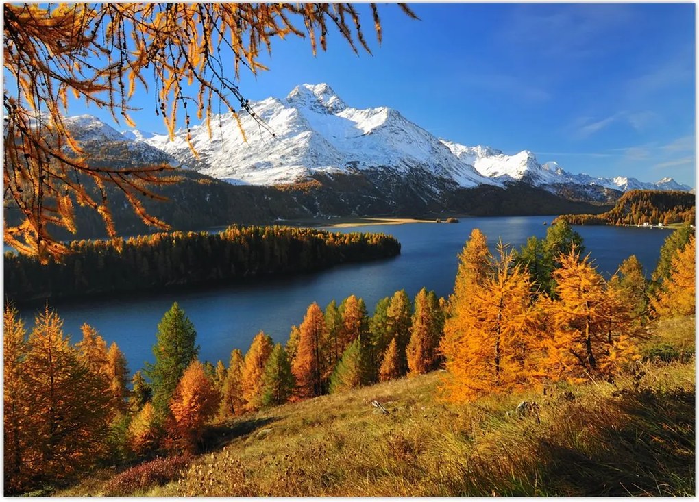 Tablou - Toamna în Alpi (70x50 cm)