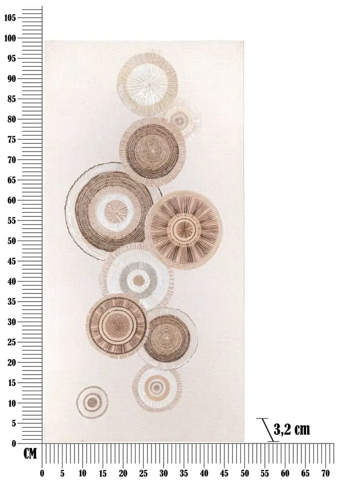 Tablou 50x100 cm Circly – Mauro Ferretti