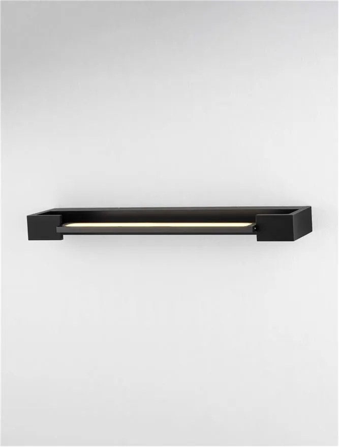 Aplica LED ambientala directionabila pentru baie/exterior IP44 PARK negru