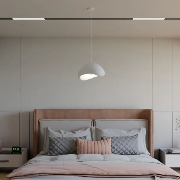 Brilagi - Lampă suspendată pe cablu WABI SABI 1xE27/40W/230V albă