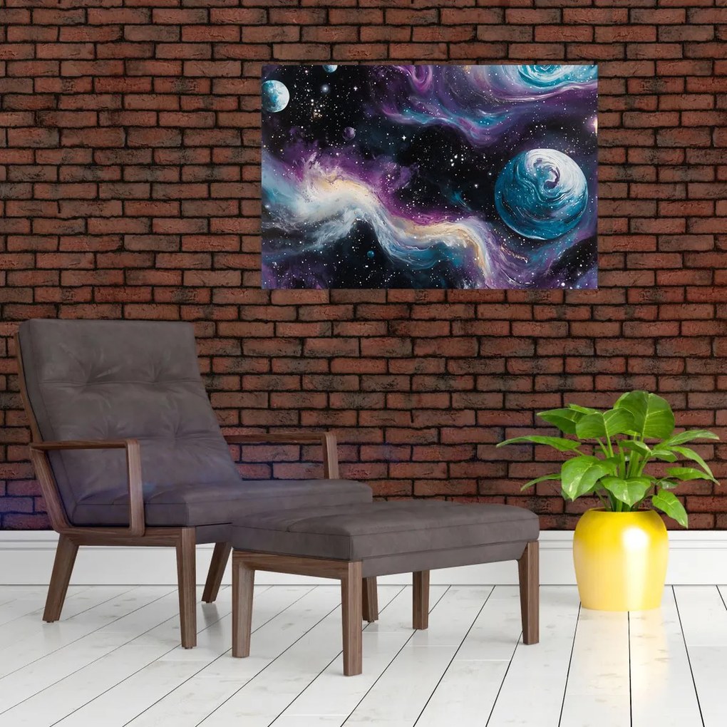 Tablou - Univers pictat (90x60 cm)