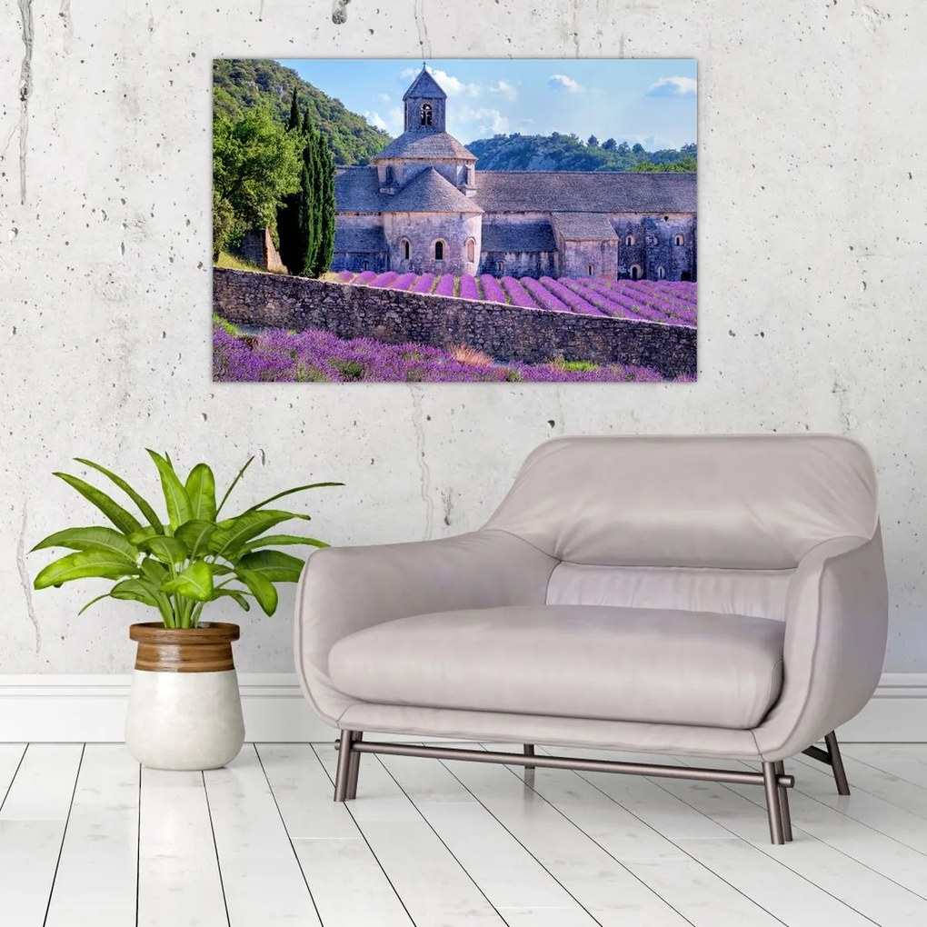 Tablou - Câmp de lavandă (90x60 cm)