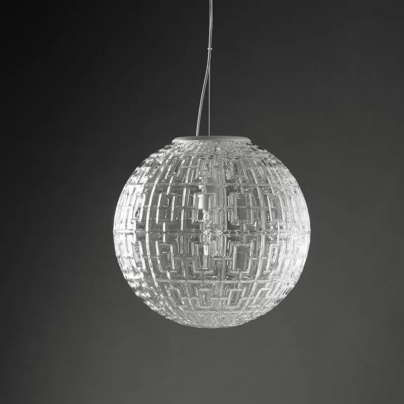 Ball - Pendul transparent cu aspect texturat