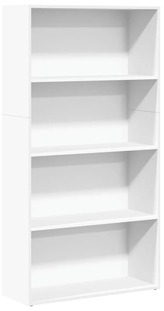 857940 vidaXL Bibliotecă, alb, 80x30x152 cm, lemn prelucrat