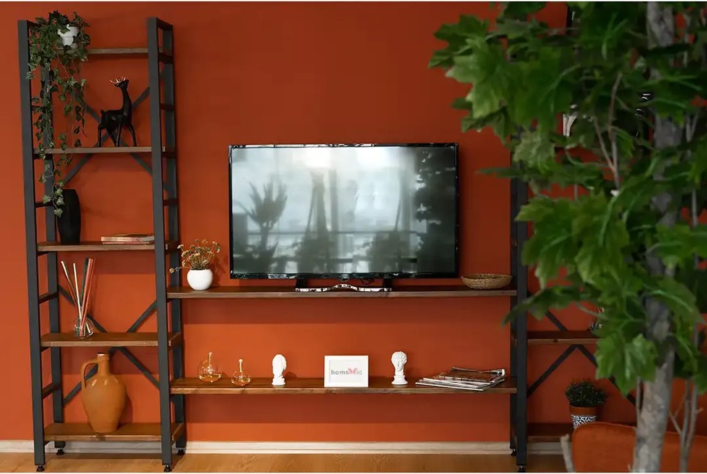 Biblioteca ,solid wood,lemn, seria A-620,Homs,258x27x185 cm ,630327