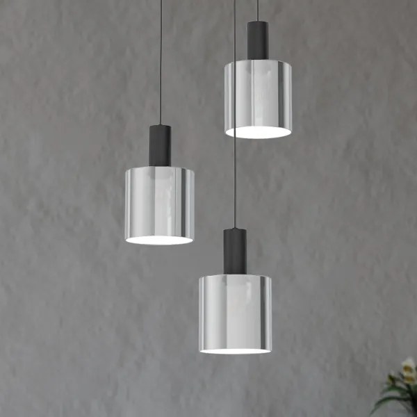 Eglo 98754 - Lustră pe cablu GOROSIBA 3xE27/40W/230V