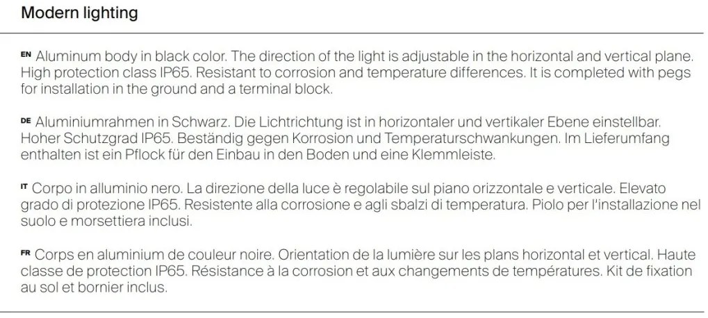 Aplica de perete exterior cu spot directionabil IP65 Scope