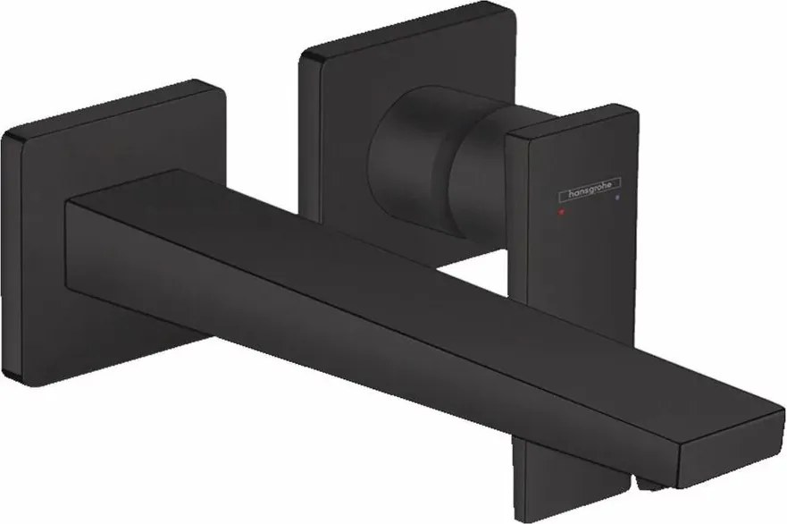 Baterie lavoar incastrata Hansgrohe Metropol 225 negru mat
