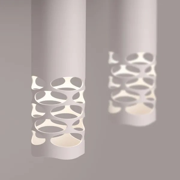 Lustră pe cablu Sollux SL.1692 LIRO 2xGU10/10W/230V alb