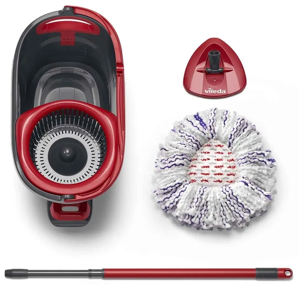 Mop rotativ cu găleată Turbo 3v1 – Vileda