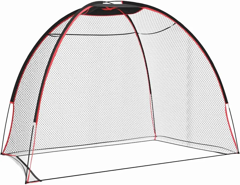 vidaXL Instrument de antrenament golf Negru 314 x 150 x 206 cm