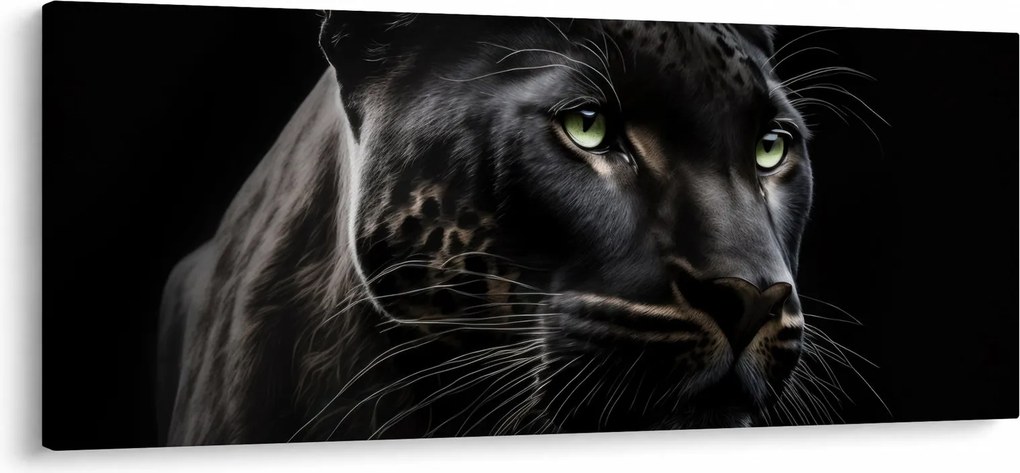 Tablou - Pantera Neagră (120x50 cm)