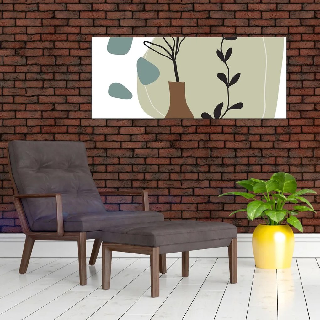 Tablou - Flori într-o vază N⁰2 (120x50 cm)