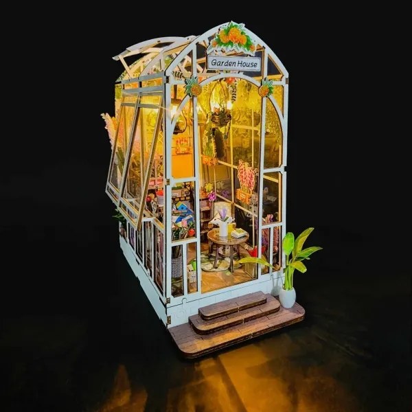 Casă miniaturală 2Kids Toys casă cu grădină 2xAAA