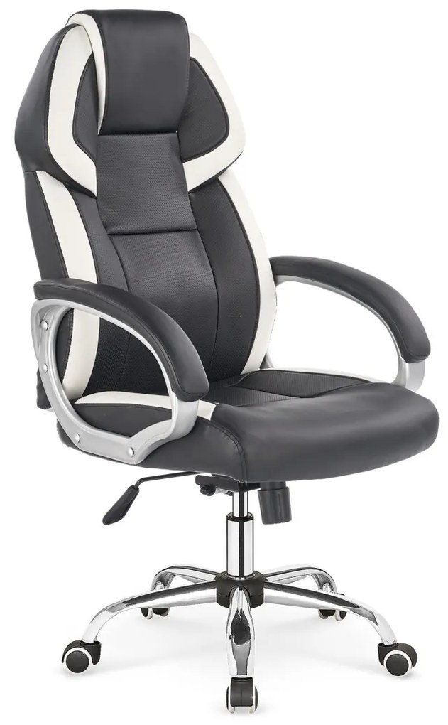 Scaun de birou Barton negru alb