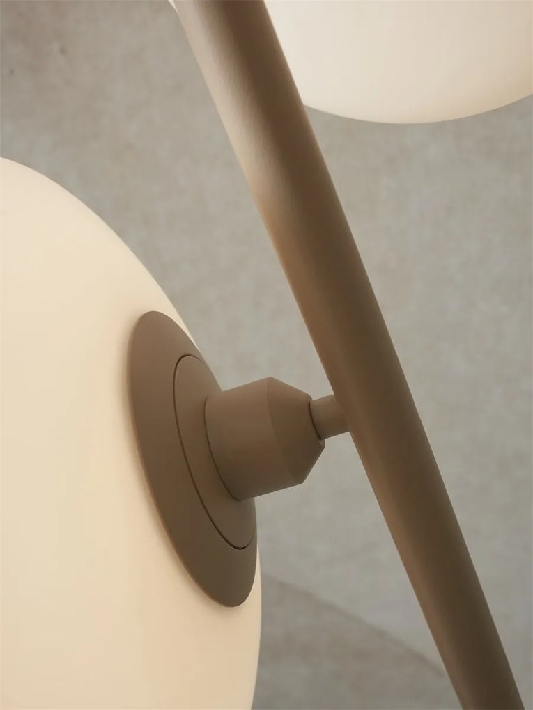 Lampadar/Lampa de podea design modern Sapporo 3 alb/sand