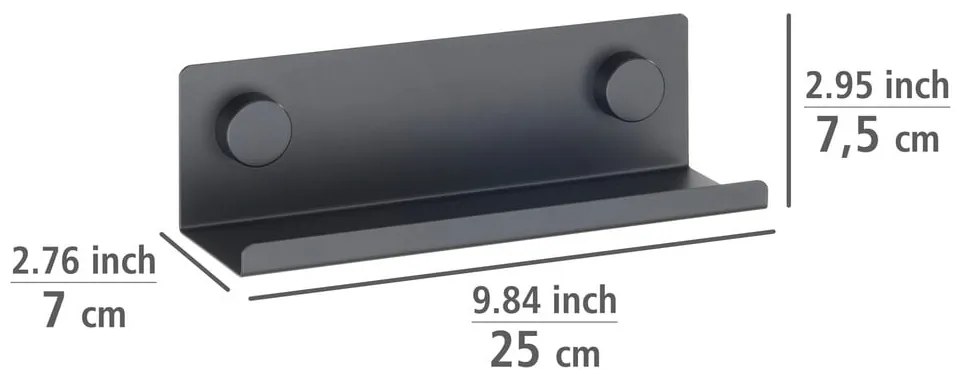 Organizator pentru mirodenii autoadeziv din metal Jet – Wenko